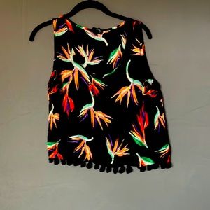 Tropical crop top